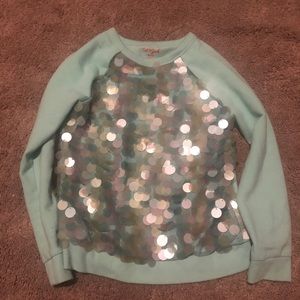 Girls Sequin Sweatshirt